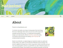 Tablet Screenshot of matissimo.com